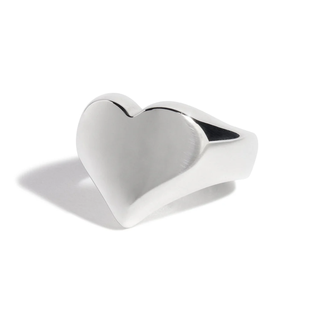 Solid Heart Ring - Image 2